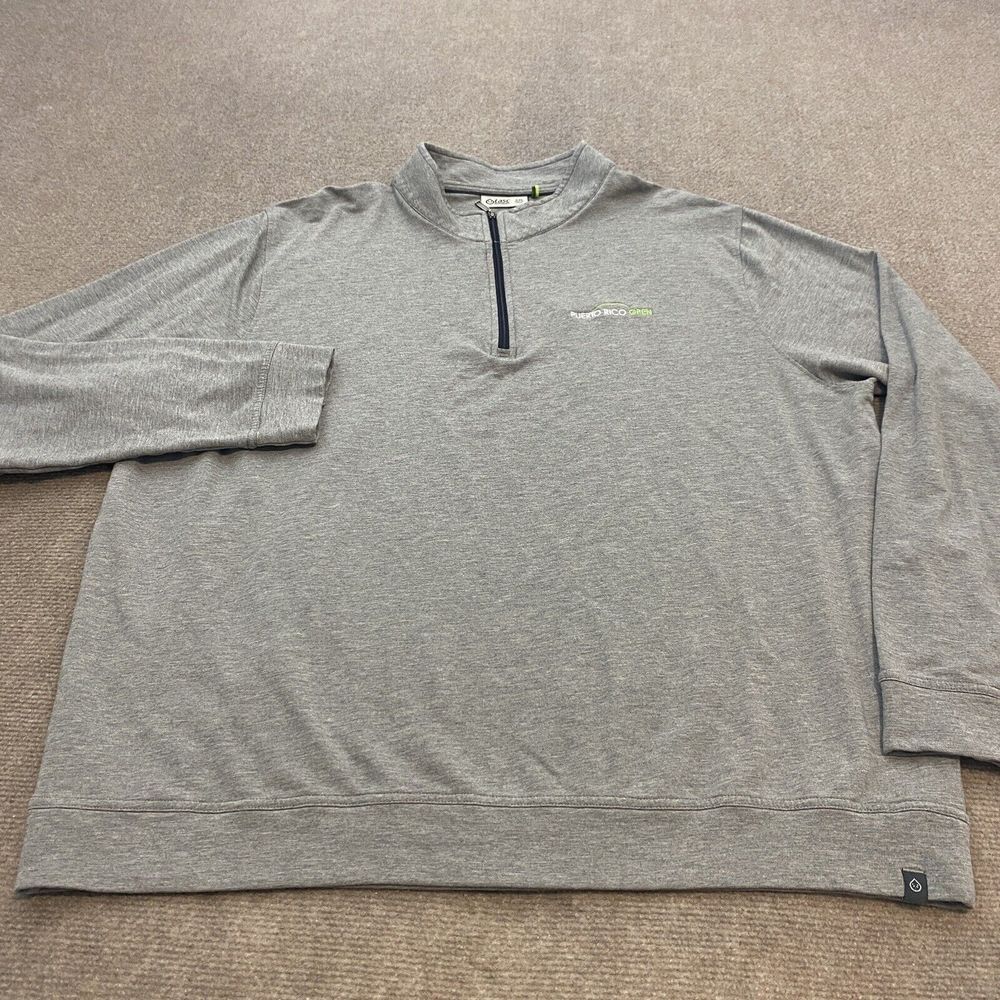 Tasc Sweater Mens XXL Pullover Golf Performance Stretch Puerto Rico Open‎ Logo